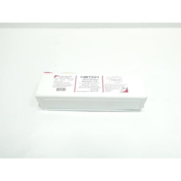 Hatch 70W METAL HALIDE 120V-AC BALLAST GFC70-AD-HXCA - main